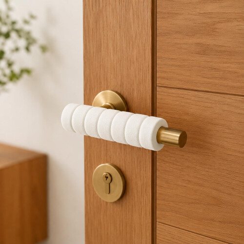 LIQWEI 4 Pcs Soft High Resilience Sponge Door Handle Protective Covers 2