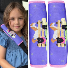 HECKBO 2X Kids Car Seat Belt Pads Seat Belt Protectors - Horse - Seat Belt Pads for Kids and Babies- Ideal for Any Seat Belt Car Booster Seat Kids Bi