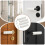 LIQWEI 4 Pcs Soft High Resilience Sponge Door Handle Protective Covers 6