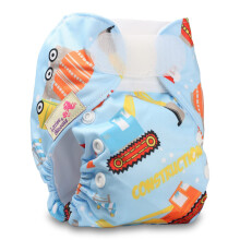 Littles & Bloomz, Newborn and Premature Reusable Pocket Cloth Nappy Pocket Diaper, 1 Newborn Nappy, 2 Newborn Microfibre Inserts, Design 26