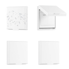KineticKraft 4 Pieces Light Switch Guard,Waterproof Socket Cover Box