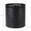 Russell Hobbs Russell Hobbs Bread Bin Ribbed Large Kitchen Canister Countertop Storage Black 7