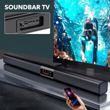 Wireless Bluetooth Sound Bar TV Soundbar Subwoofer Speaker Home Theater Gaming