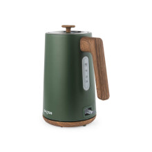 Salter Toronto 1.7L Kettle –3KW, Rapid Boil, Cordless, Auto Shut-Off, Green Wood