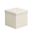 (38x38x38cm) Linen Storage Ottoman Folding Foot Rest Stool 5