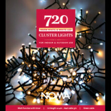 Noma 720 LED White & Warm White Multifunction Cluster Lights
