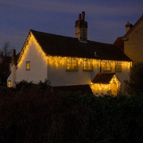 Noma 5m LED Warm White Snowing Icicles