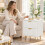 (White) 2 Pack Bedside Tables - Nightstand Bed Side Table Side Cabinet with 2 Drawers 1