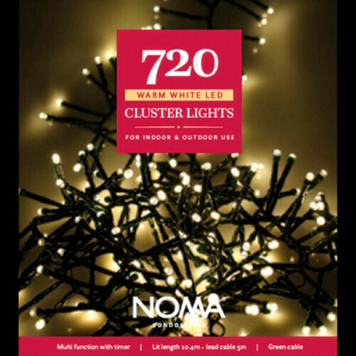 Noma 720 LED Warm White Multifunction Cluster Lights