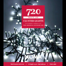 Noma 720 LED White Multifunction Cluster Lights
