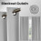(46"x54") Silver Curtains Thermal Blackout Eyelet Ring Top 3
