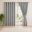 (46"x54") Silver Curtains Thermal Blackout Eyelet Ring Top 1