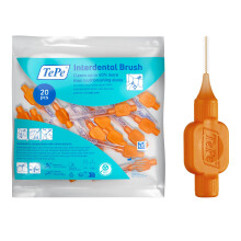TePe Interdental Brush, Original, Orange, 0.45mm/ISO 1, 20pcs