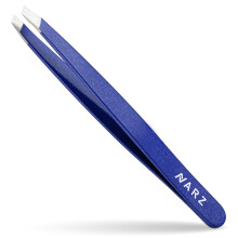 NARZ 1Pcs Professional Tweezer for Facial Hair Women & Men Stainless Steel Precision Tweezers for Ingrown Hair Tweezers for Men & Women (Shiny Blue)
