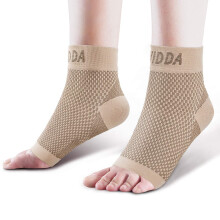 AVIDDA Ankle Support Brace for Men and Women, Compression Sleeve Socks for Plantar Fasciitis, Sprained Ankle, Ligament Damage, Achilles Tendonitis, S
