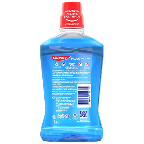 Colgate Colgate Plax Cool Mint Mouthwash, 1L 1