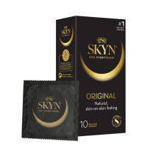 SKYN Original Condoms (Pack of 10) SKYNFEEL Latex Free Condoms for Men