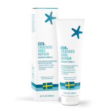 CCS Cracked Heel Repair Cream- Visible Results in 3 Days for Heels and Very Dry Feet, Contains 25% Urea Lactic Acid, Clinically Tested, 125 ml