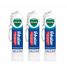 3 x Vicks Inhaler Nasal Stick 0.5ml