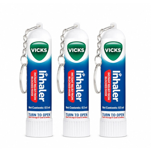 Vicks 3 x Vicks Inhaler Nasal Stick 0.5ml