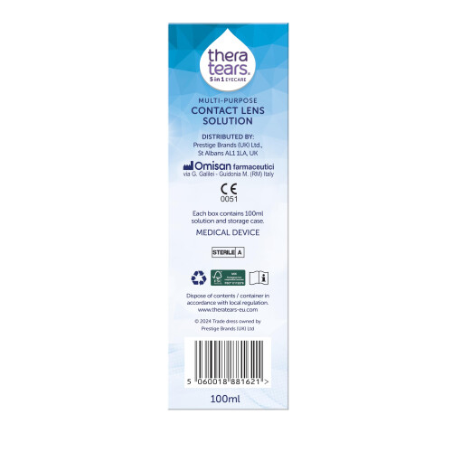 TheraTears Multi-Purpose Contact Lens Solution, 100ml 1
