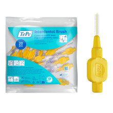 TePe Interdental Brush, Original, Yellow, 0.7mm/ISO 4, 20pcs