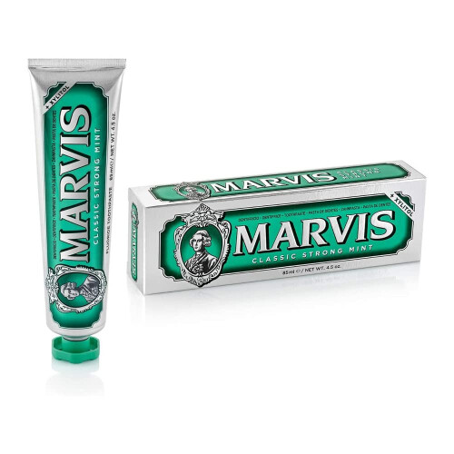 Marvis Marvis Classic Toothpaste, Strong Mint (3 x 85ml)