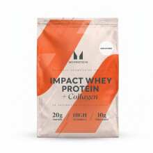 Myprotein Impact Whey Protein + Collagen | 20g Protein with 10g Collagen Peptides & Vitamin C | Low Calorie, Low Fat Protein Powder for Muscle & Dail