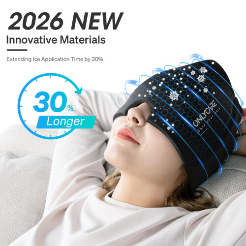 ONLYCARE Migraine Relief Cap, Upgraded Odorless Headache Relief Cap 1