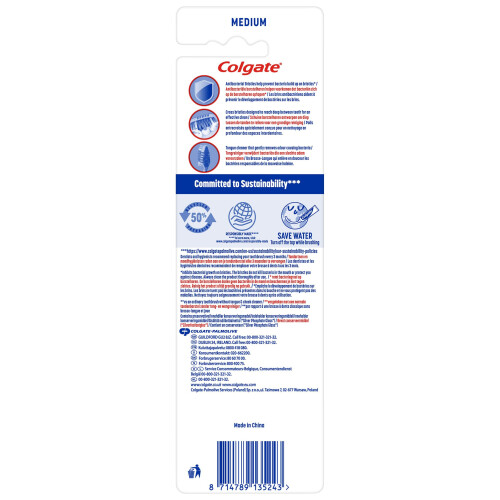 Colgate Colgate Zig Zag Medium Manual Toothbrush 3pk 1
