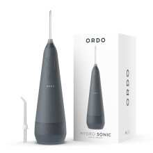 ORDO Hydro Sonic Water Flosser, Cordless, 3 Pressure Settings, Charcoal Grey
