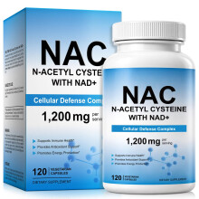 NAC N-Acetyl Cysteine with NAD+ 1200mg - 120 Capsules