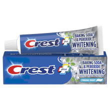 Crest Cavity & Tartar Protection Toothpaste, Whitening Baking Soda & Peroxide, 2.4 oz (Pack of 1)