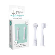 Matchstick Monkey Baby Sonic Toothbrush Replacement Heads, Pack of 2