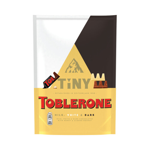 Cadbury Toblerone Tiny Chocolate Bars Milk White & Dark  280g