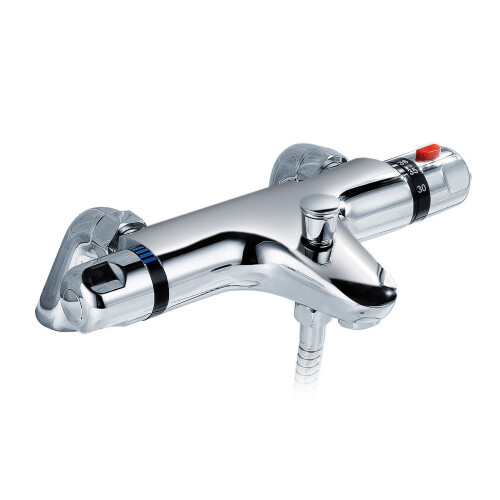 NES Home Winstead Deck Mounted Thermostatic Bath Shower Mixer Tap 1