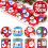 Kids Christmas Wrapping Paper 4 Rolls 4M with Tags 6