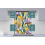 Printed Glass Kitchen Splashback - Vintage Iris Flower 600x700mm 2
