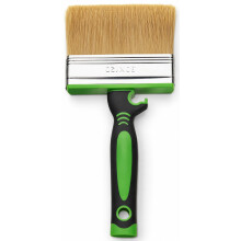 Fit For The Job 4 Inch Large Capacity Block Brush for Rapid Painting of Sheds & Fences and Other Garden Woodwork,