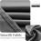 (46" x 54") Ring Top Curtains Thermal Blackout Grey Drapes UK 4
