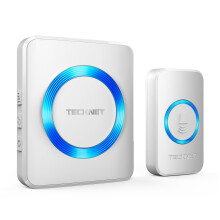 TECKNET Wireless Doorbell, IP65 Waterproof Wall Plug-in Door Bells