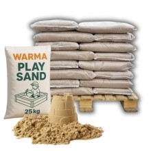 1000KG Warma Premium Grade Play Sand - Non Toxic - Natural & Triple Washed - Suitable For Childrens Kids Indoor & Outdoor Sensory Play Areas Sandpits
