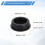 sourcing map Silicone Hole Plug for 45mm/1.77" Rubber Stoppers Black 2