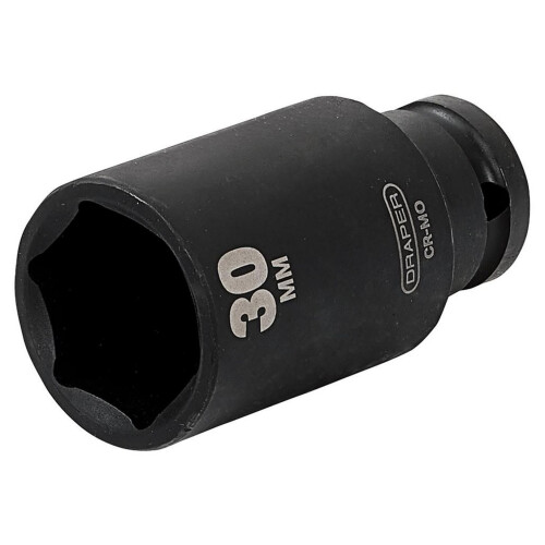 Draper Draper HI-TORQ Deep Impact Socket 1/2" Sq. Dr., 30mm
