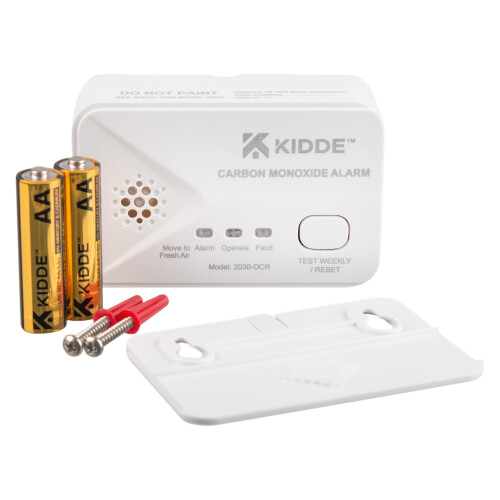 KIDDE Kidde 2030-DCR Compact 10 Year Life Carbon Monoxide Alarm with AA batteries 1