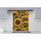 Printed Glass Kitchen Splashback - Vintage Sunflower 700x700mm 1