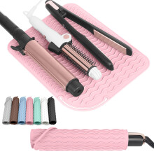 WRORUNER Plus Size Silicone Heat Proof Mat for Hair Straighteners