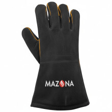 Mazona Heat Resistant Gauntlet Glove, Black