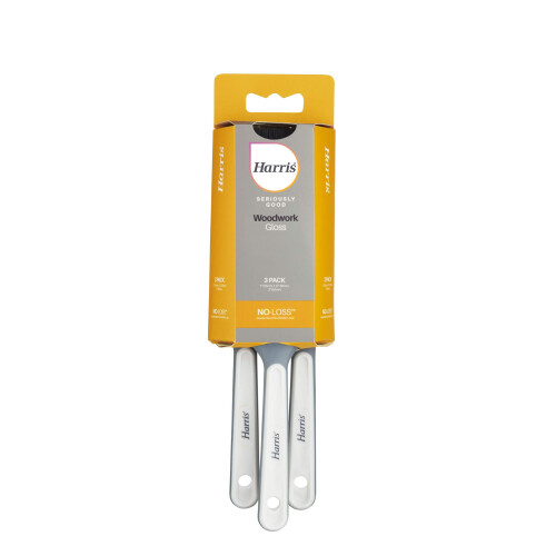 Harris Harris Seriously Good 3 Pack Gloss Flat Brush Set, 1in, 1.5in, 2in 2