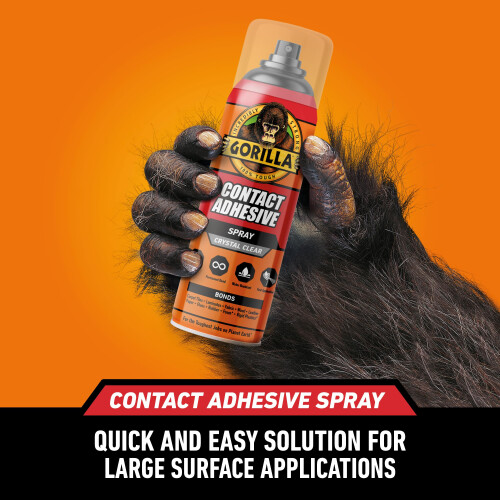 Gorilla Gorilla Contact Adhesive Spray Crystal Clear 500ml 1